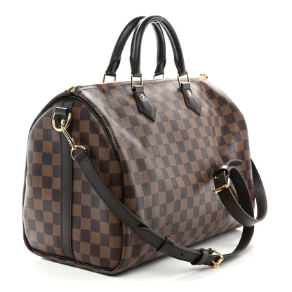 Louis Vuitton Damier Ebene Speedy Bandouliere 35 3 of 9