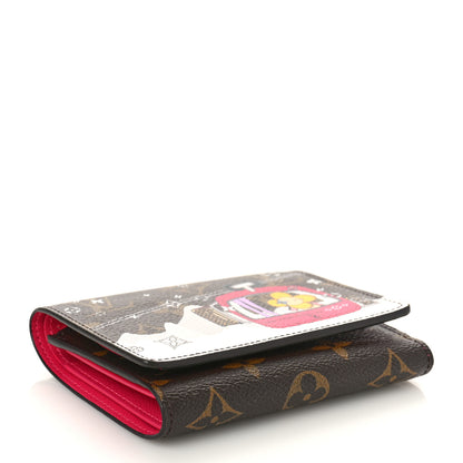 Louis Vuitton Monogram 2019 Christmas Animation Victorine Wallet Fuchsia 4 of 8