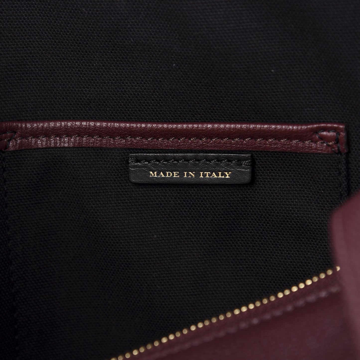 Derby Calfskin House Check Medium Welburn Tote Mahogany Red