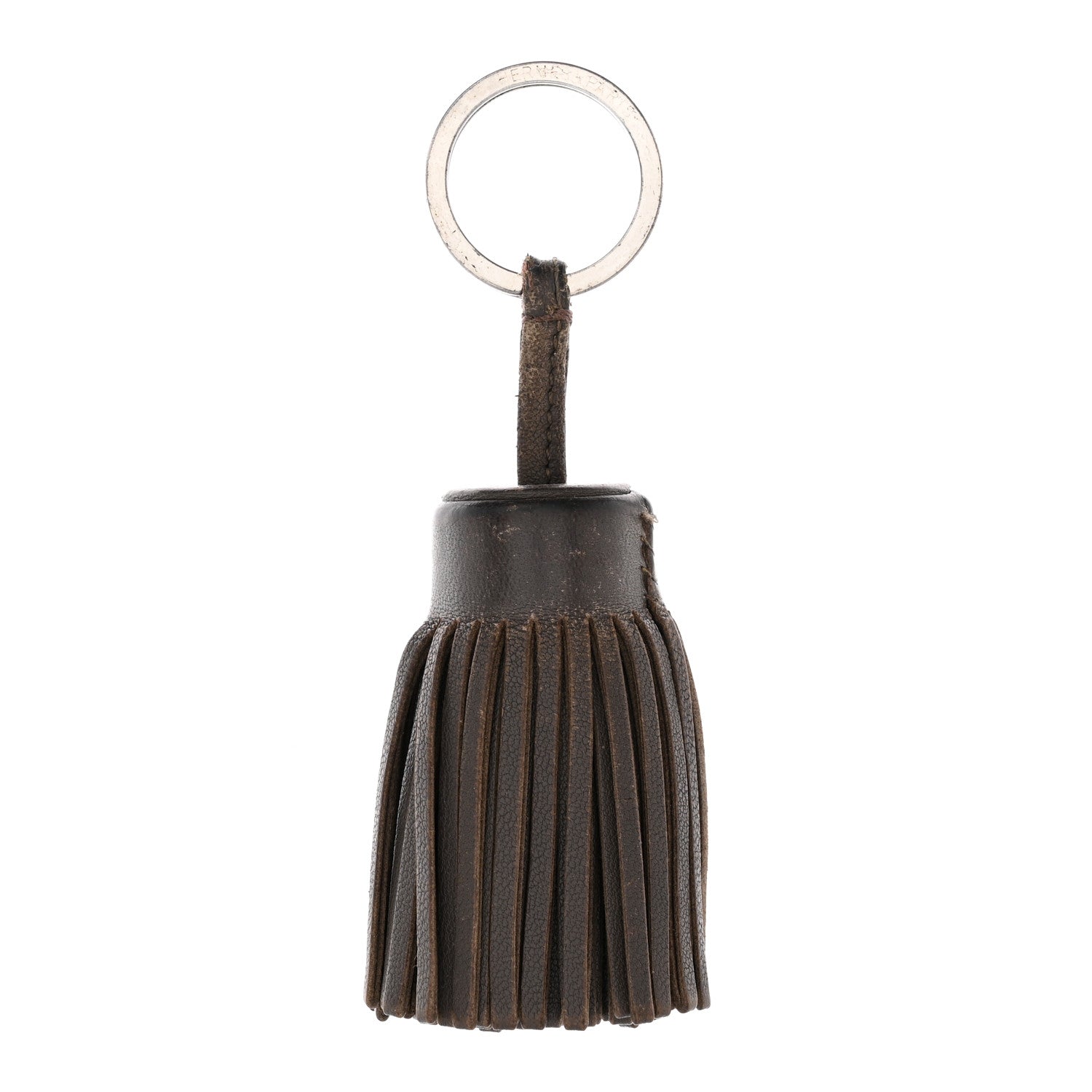 Hermes Lambskin Carmen Tassel Key Holder 1 of 8
