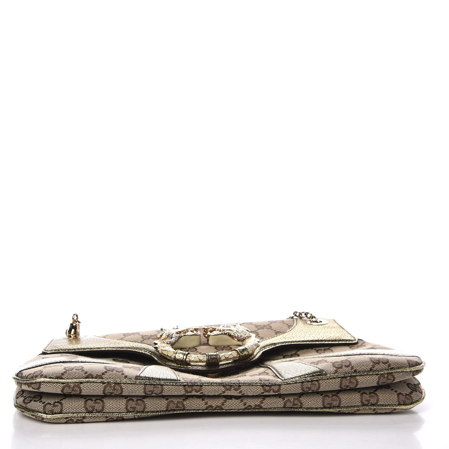 Monogram Tom Ford Jeweled Dragon Bag Gold