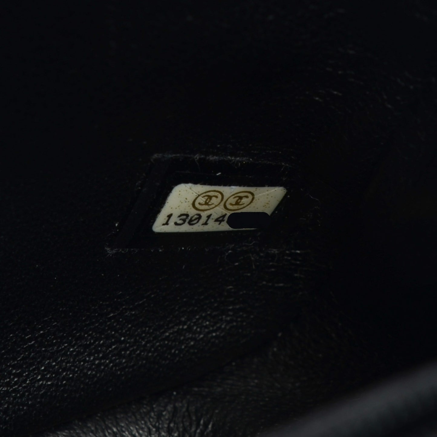 Caviar Quilted Mini Square Flap Black