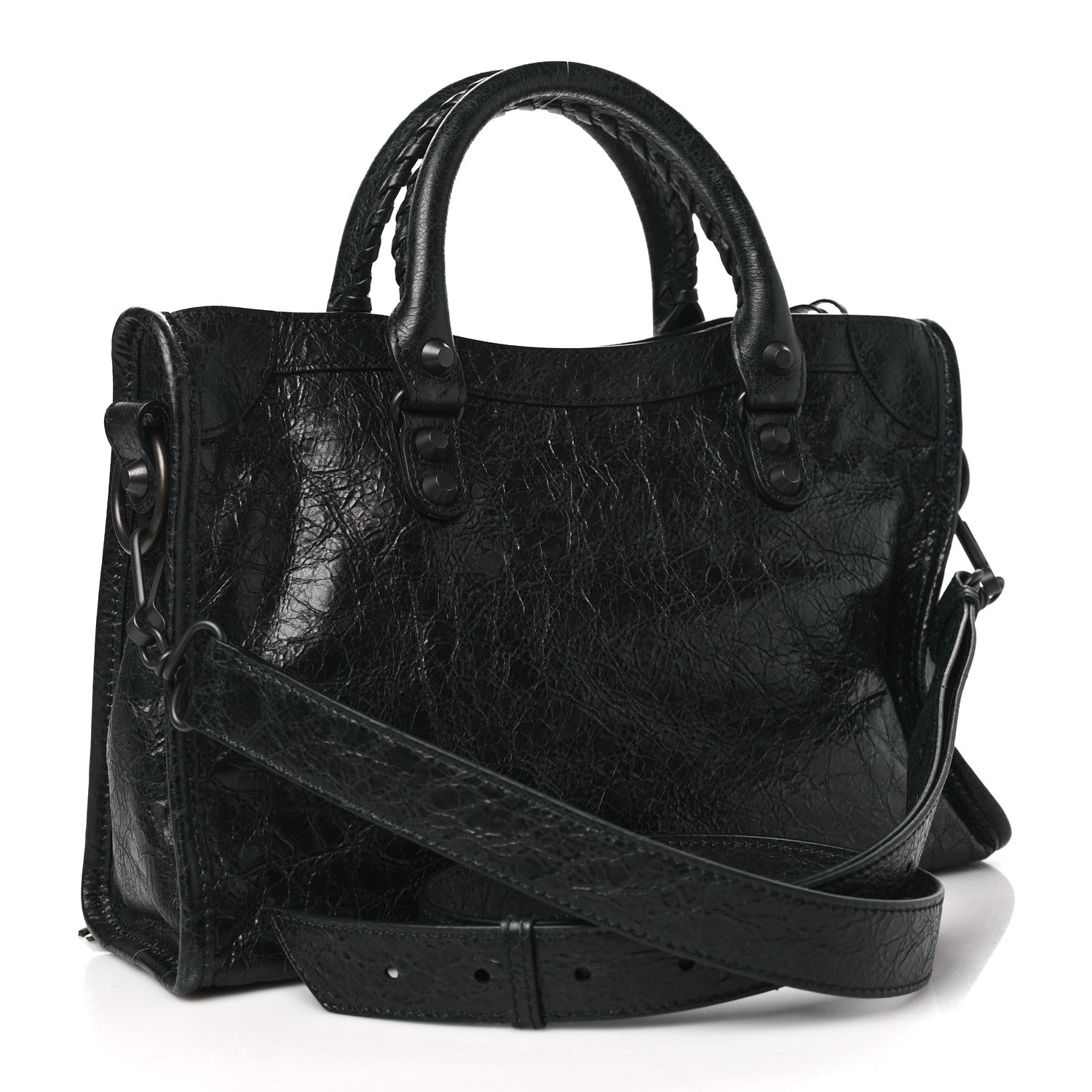 Balenciaga Agneau Arena Classic Hardware Small Le City Black 2 of 9
