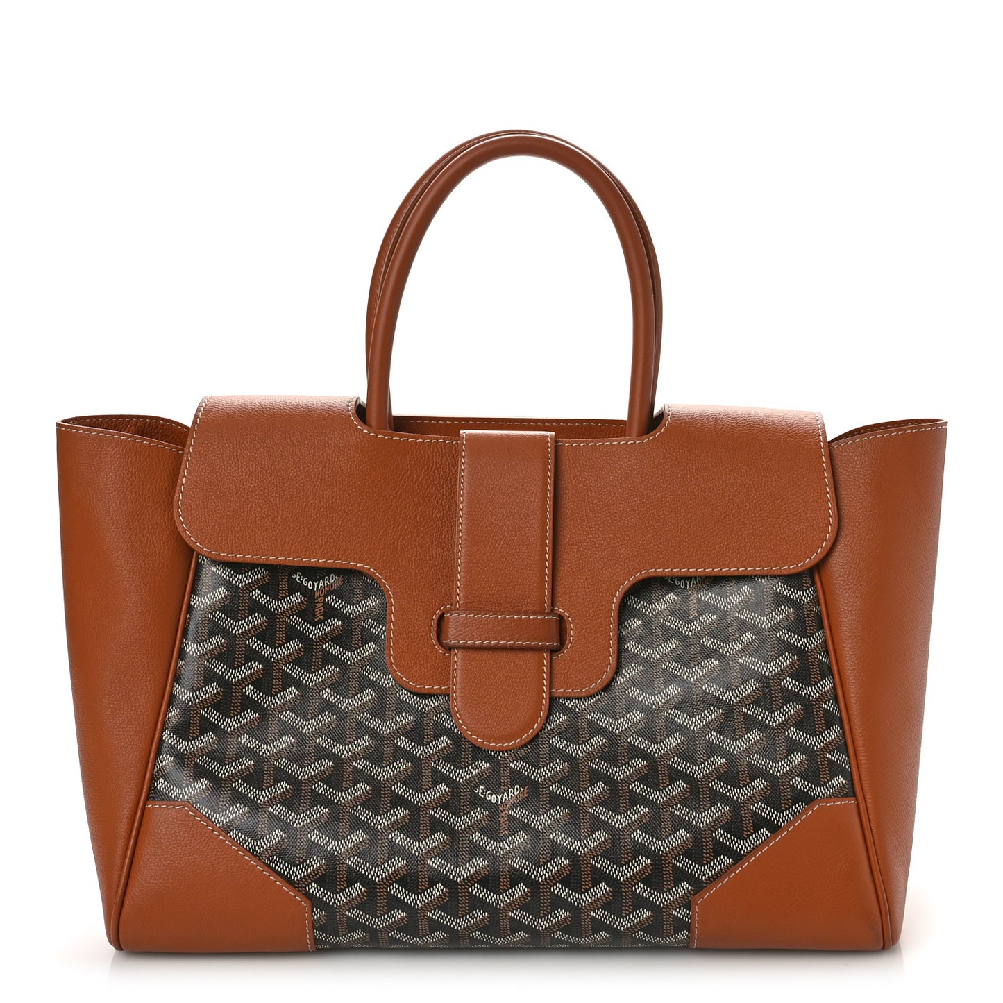 Goyardine Saigon Tote Black Gold