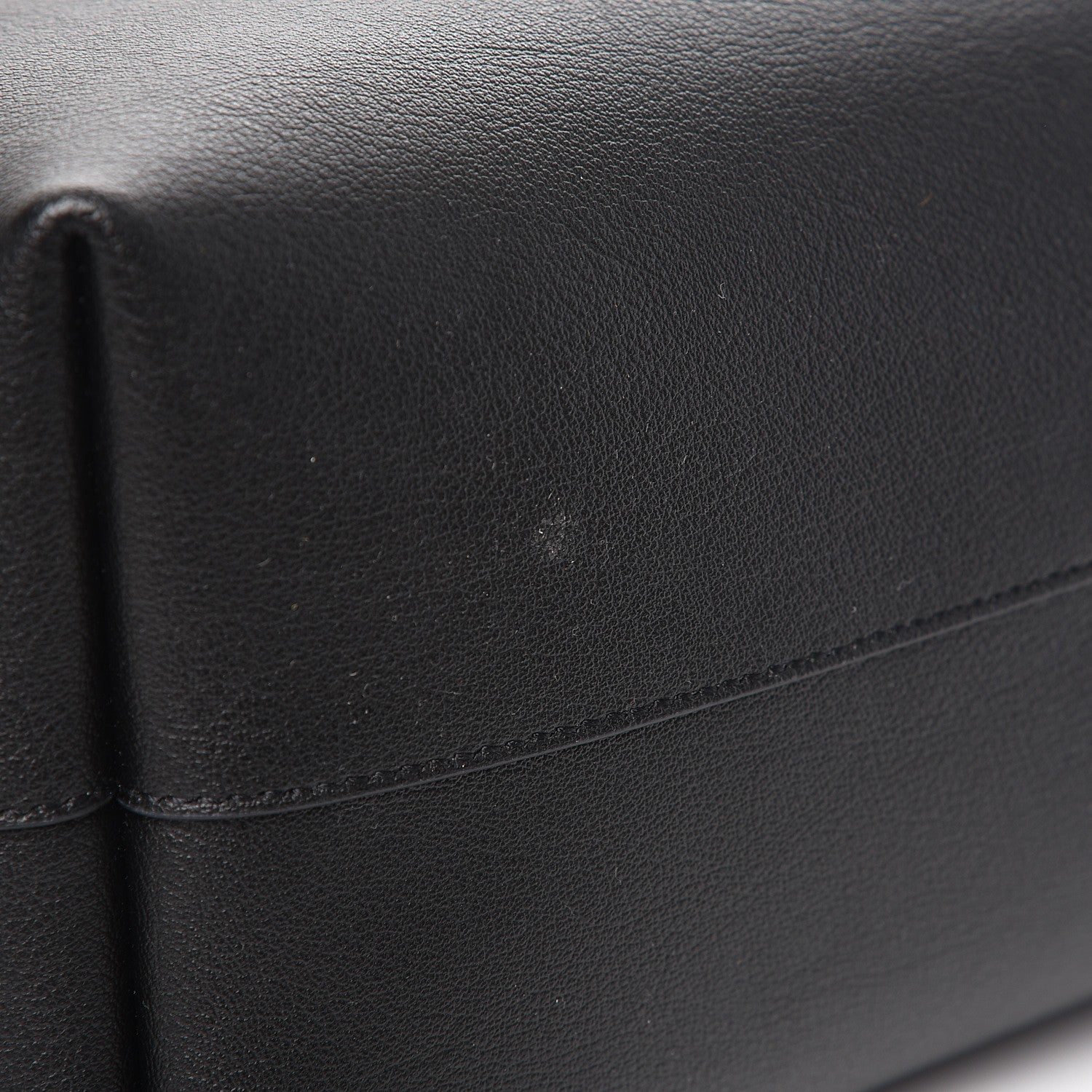 Saint Laurent Calfskin Large Shopping Tote Black 9 of 9