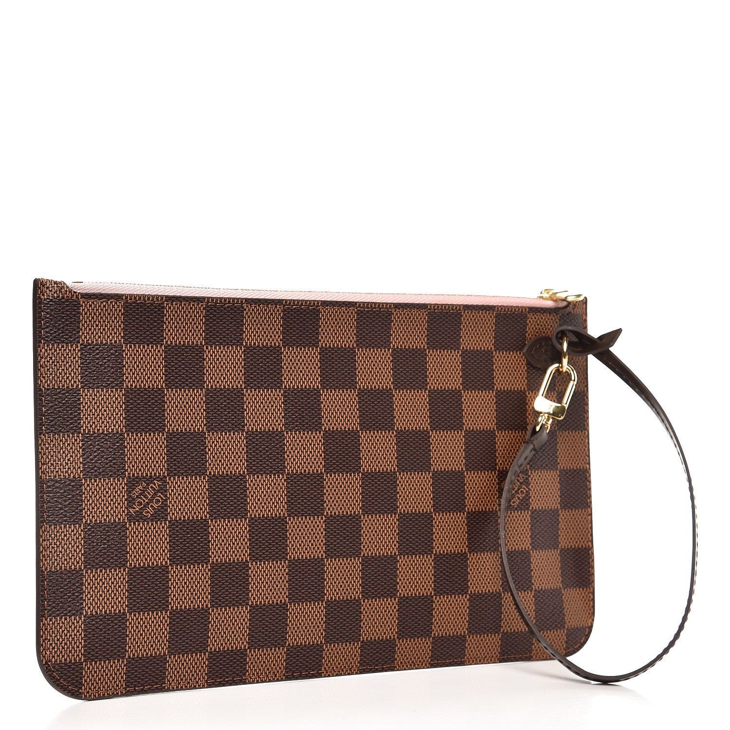 Louis Vuitton Damier Ebene Neverfull MM GM Pochette Rose Ballerine 3 of 7