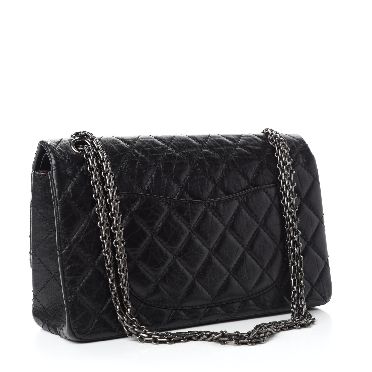 Chanel Aged Calfskin Quilted 2.55 Reissue 226 Flap Black 3 of 11