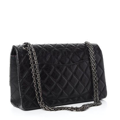 Chanel Aged Calfskin Quilted 2.55 Reissue 226 Flap Black 3 of 11