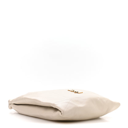 Saint Laurent Lambskin Matelasse Monogram Medium Jamie 4.3 Pochon Blanc Vintage 4 of 10