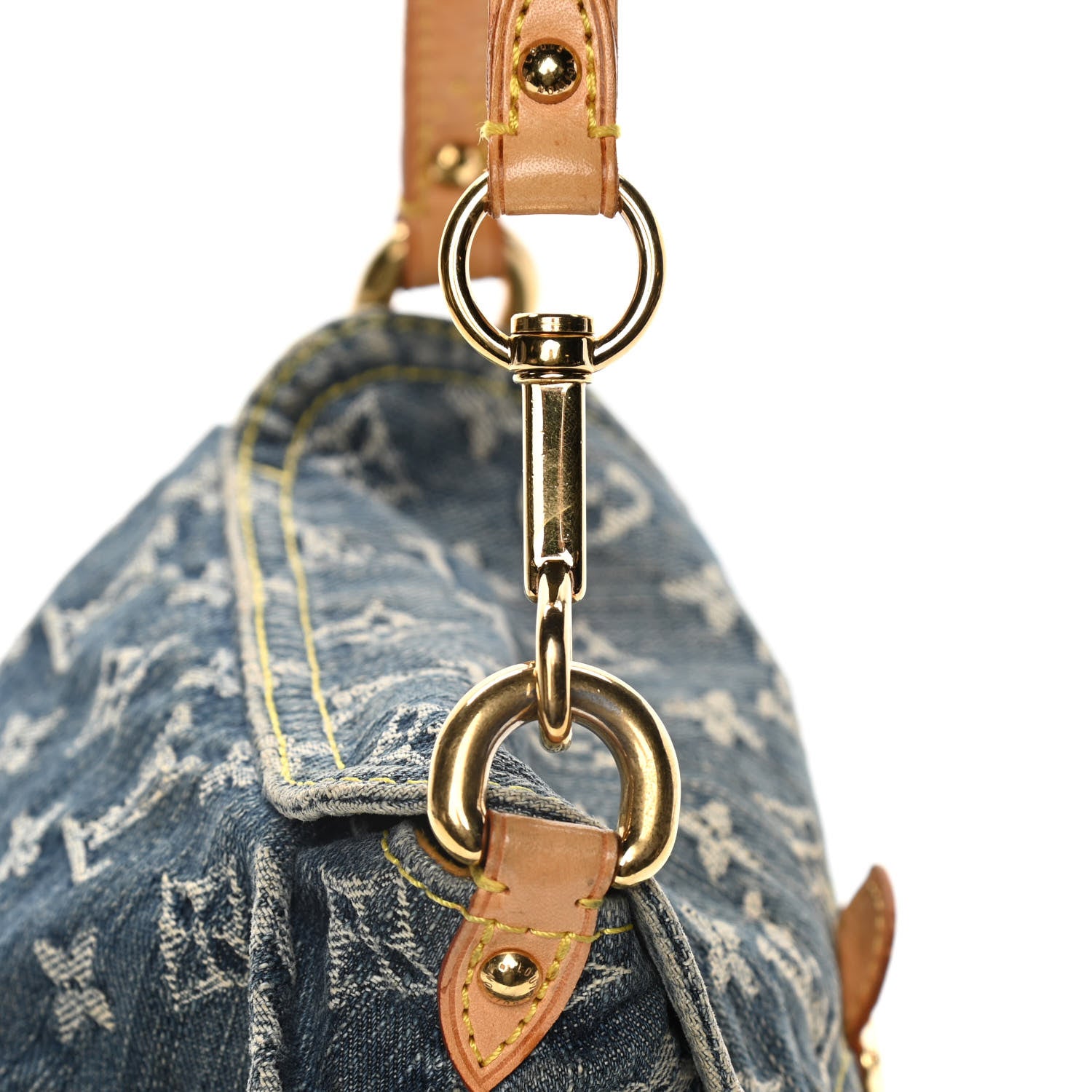 Louis Vuitton Monogram Denim Mini Pleaty Blue 11 of 14