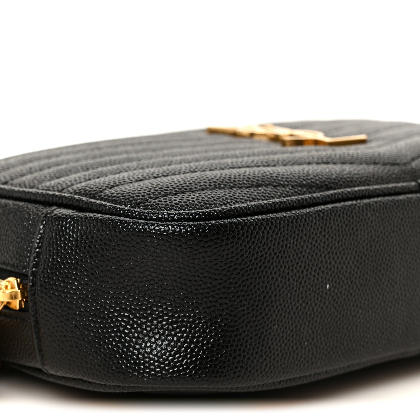 Grain De Poudre Matelasse Monogram Mini Lou Camera Bag Black