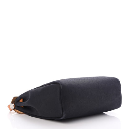 Hermes Toile Vache Calfskin Herbag 30 PM Black Natural 6 of 14