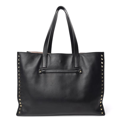 Valentino Garavani Nappa Medium Rockstud Soft Tote Black 1 of 11
