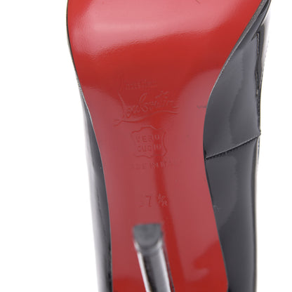 Christian Louboutin Patent Pigalle 120 Pumps 37.5 Black 7 of 11
