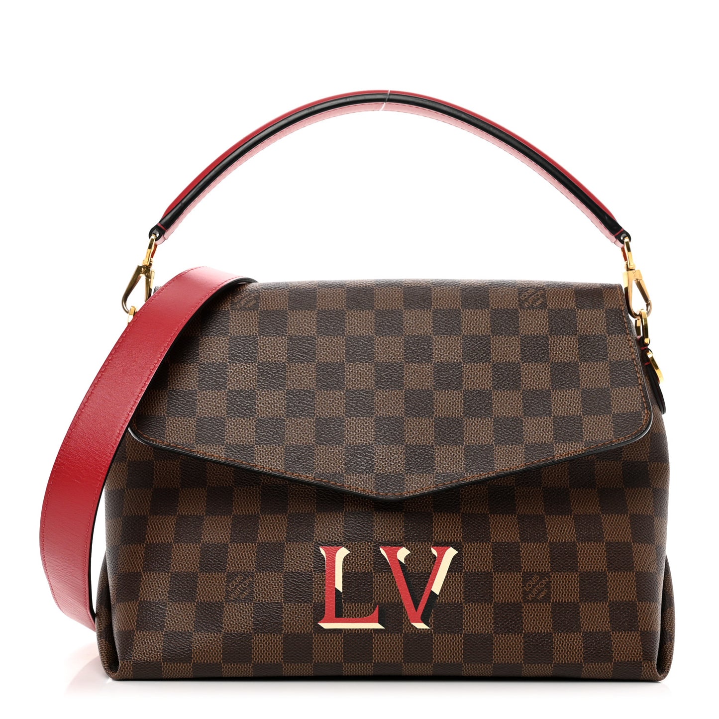 Damier Ebene Beaubourg MM Scarlet