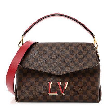 Louis Vuitton Damier Ebene Beaubourg MM Scarlet 1 of 10