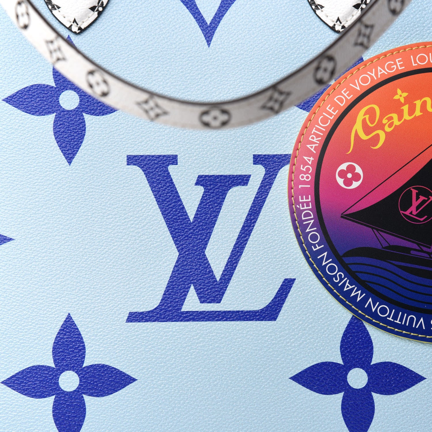 Louis Vuitton Monogram Giant Saint Tropez Onthego Blue 12 of 12