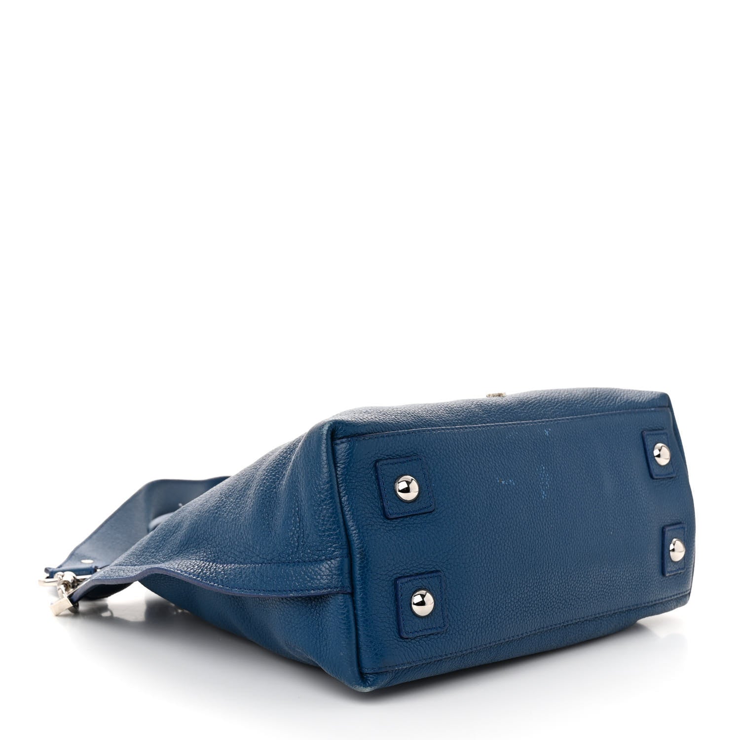 Mulberry Classic Grained Calfskin Small Alice Satchel Blue 4 of 11