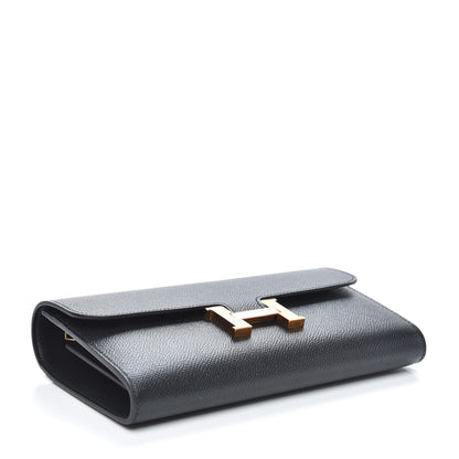 Hermes Epsom Constance Long Wallet Black 4 of 9