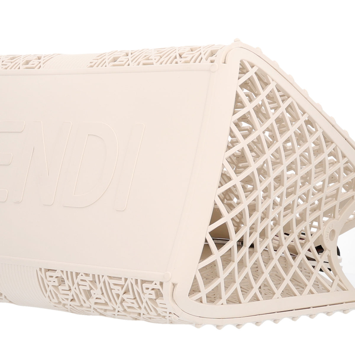 Fendi Recycled Plastic Basket Forty8 Satchel White 10 of 10