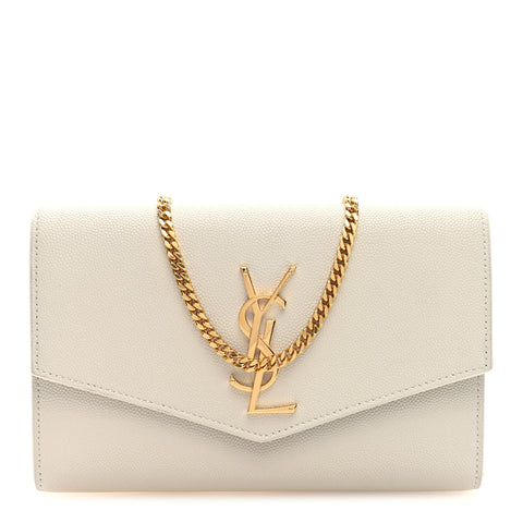Grain De Poudre Monogram Uptown Chain Wallet Crema Soft