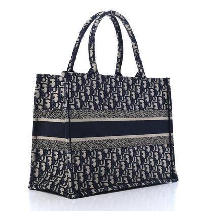 Christian Dior Oblique Medium Book Tote Blue Multicolor 3 of 10