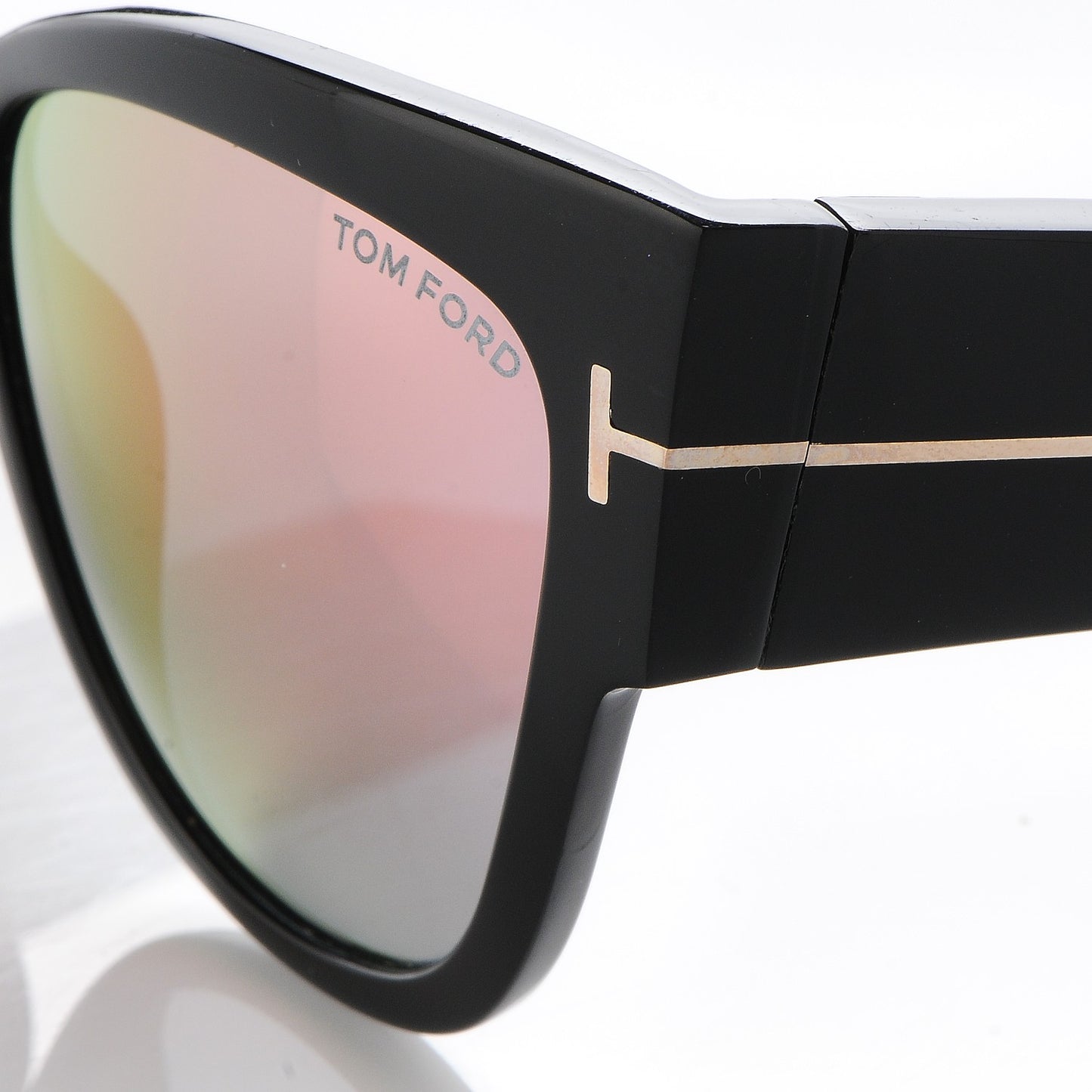 Acetate Anoushka Cat Eye Sunglasses TF371 Black
