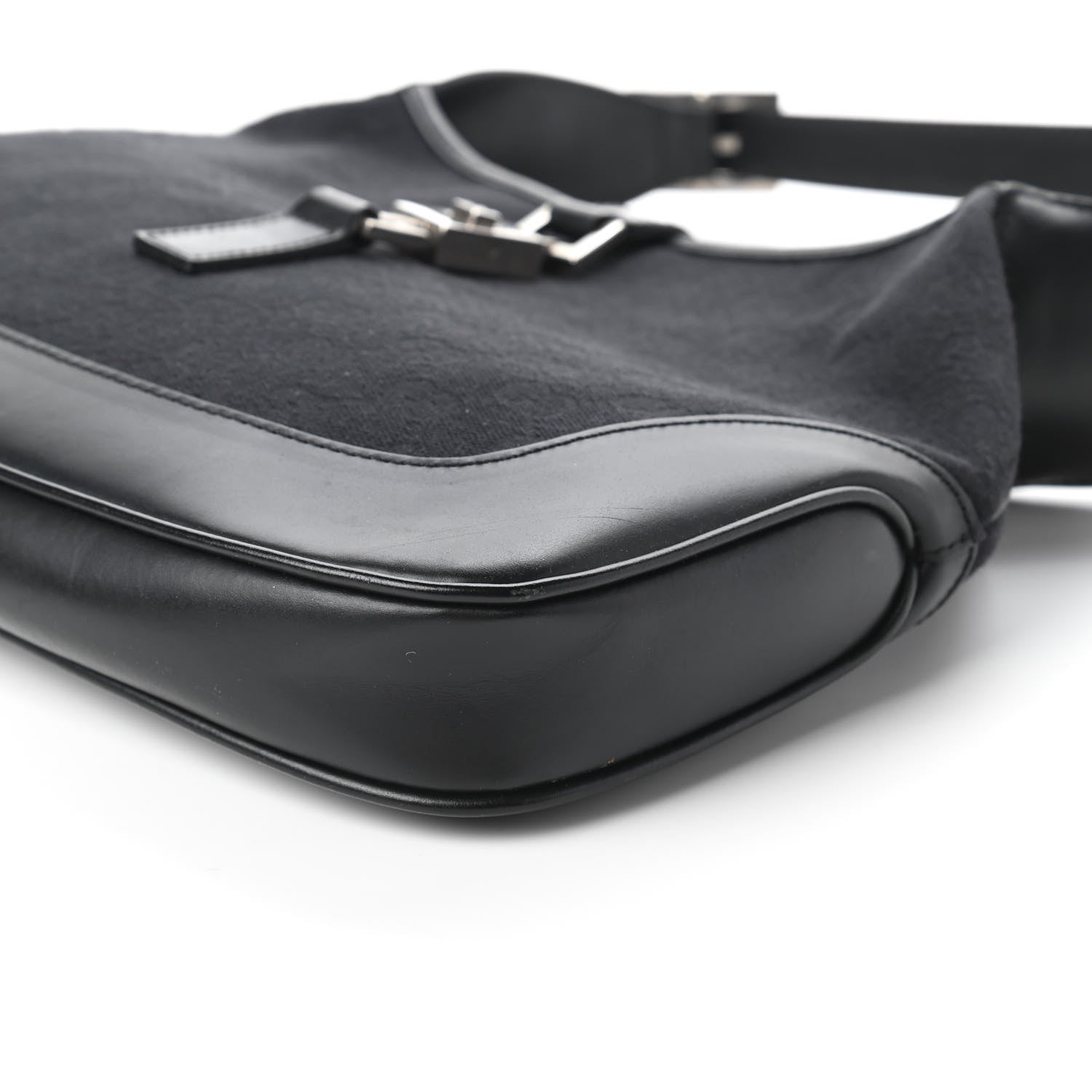 Gucci Monogram Small Jackie O Hobo Black 7 of 10