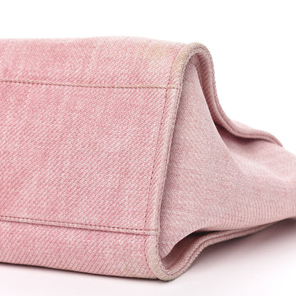 Chanel Canvas Medium Deauville Tote Pink 10 of 15