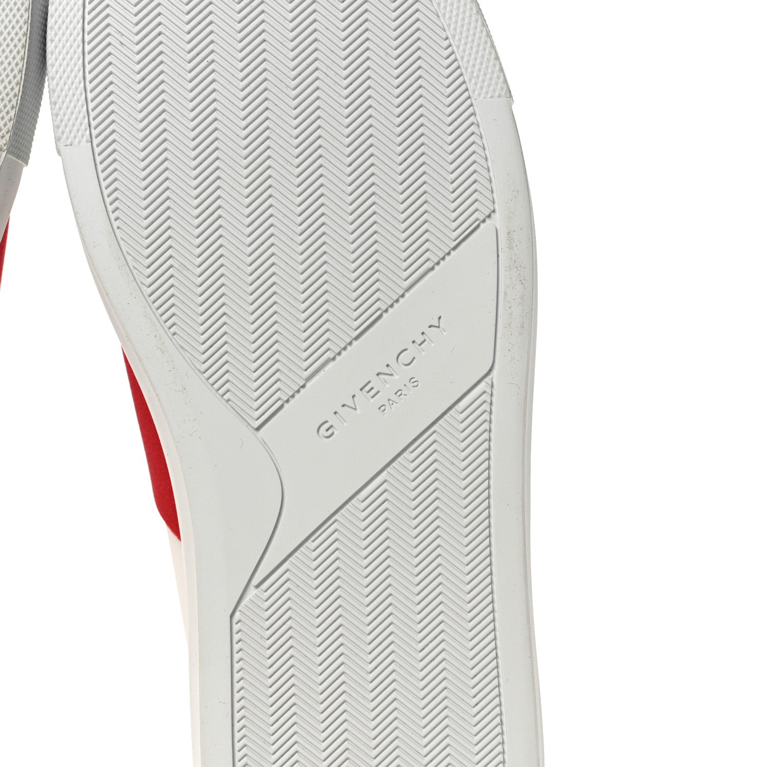 Givenchy Calfskin Band Logo Womens Urban Street Sneakers 39.5 White Red 6 of 11