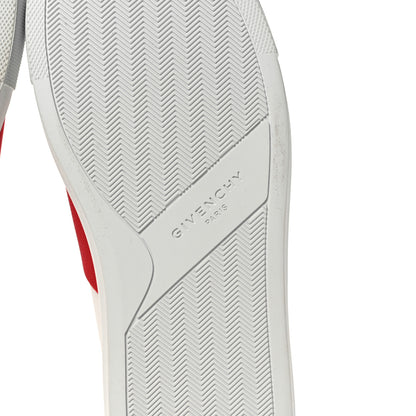 Givenchy Calfskin Band Logo Womens Urban Street Sneakers 39.5 White Red 6 of 11