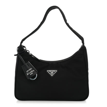 Prada Tessuto Nylon Saffiano Mini Re-Edition 2000 Bag Black 1 of 10