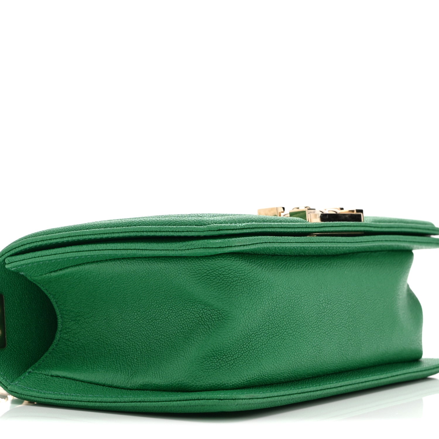 Chanel Caviar Quilted Small Boy Flap Green 9 of 10
