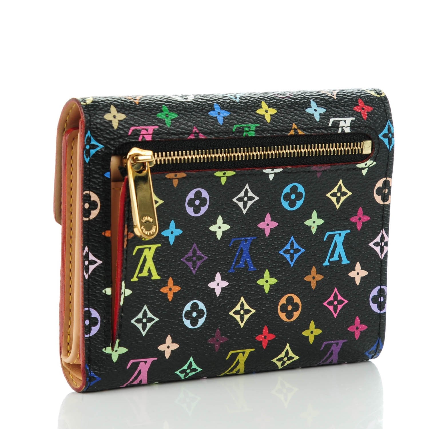 Louis Vuitton Monogram Multicolor Koala Wallet Black 3 of 7