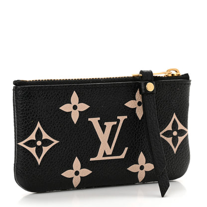 Louis Vuitton Empreinte Monogram Giant Key Pouch Black Beige 3 of 6