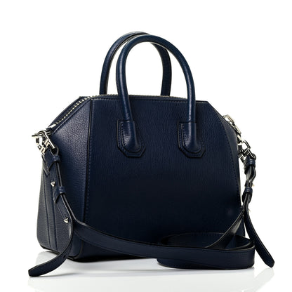 Givenchy Sugar Goatskin Mini Antigona Navy 2 of 4