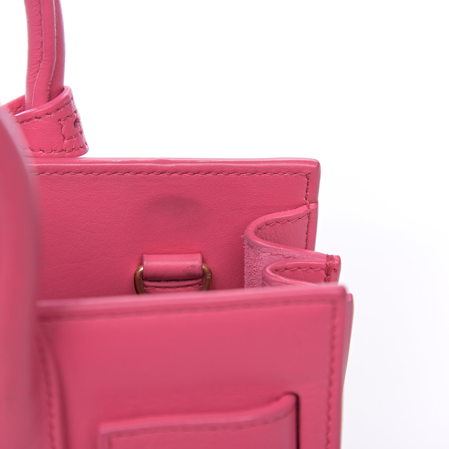 Calfskin Nano Sac De Jour Rose Clair