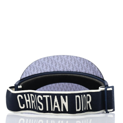 Christian Dior Oblique DiorClub V1U Sun Visor Blue 3 of 4