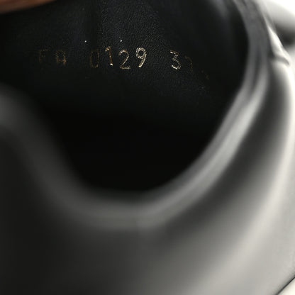 Louis Vuitton Calfskin Time Out Sneakers 37.5 Black 7 of 8