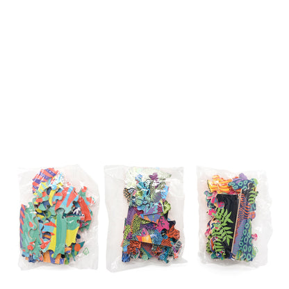 Hermes Wood Paper Printed Under the Waves Puzzles Set of 3 Multicolore 2 of 7