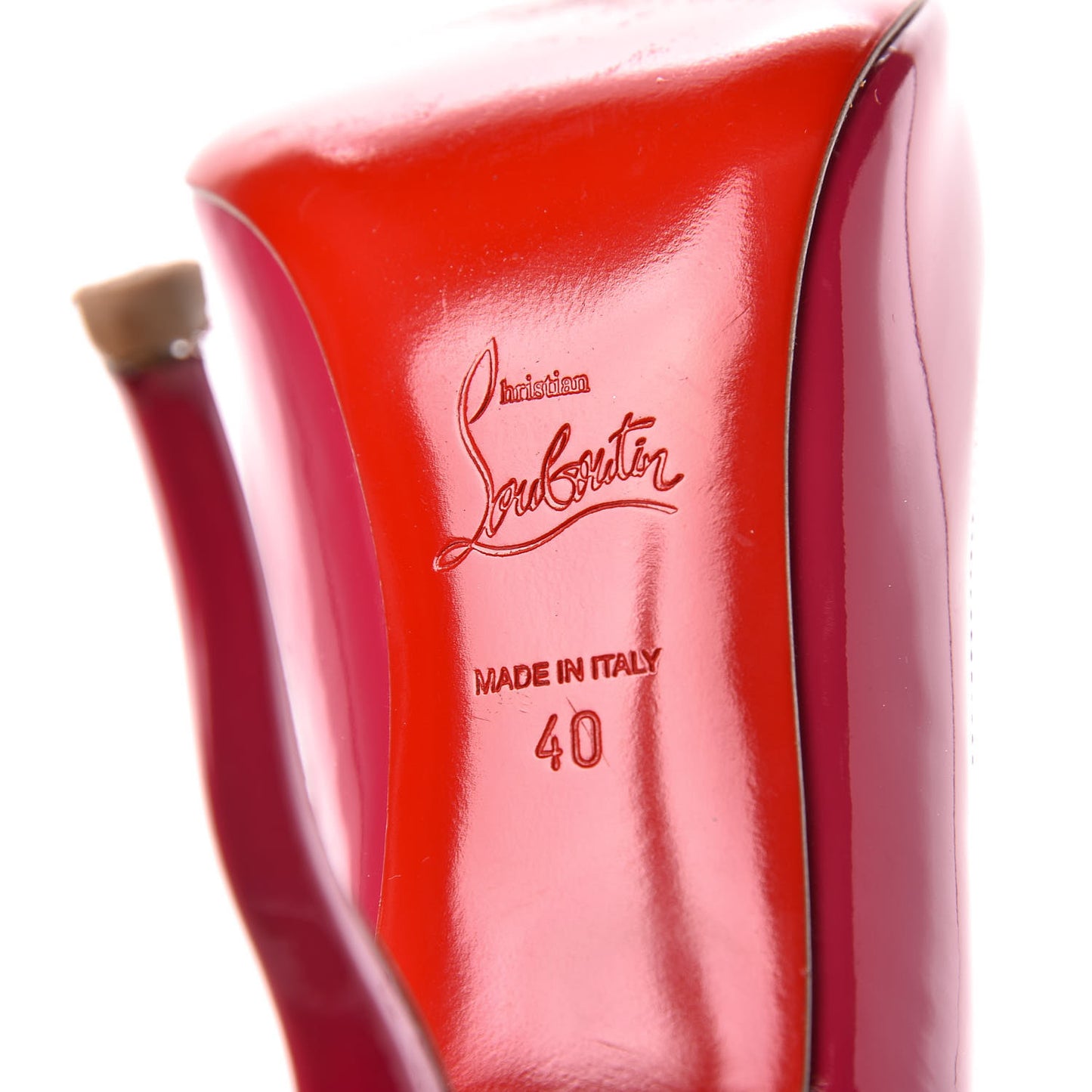Patent Jolly B 100 Peep Toe Pumps 40 Fuchsia
