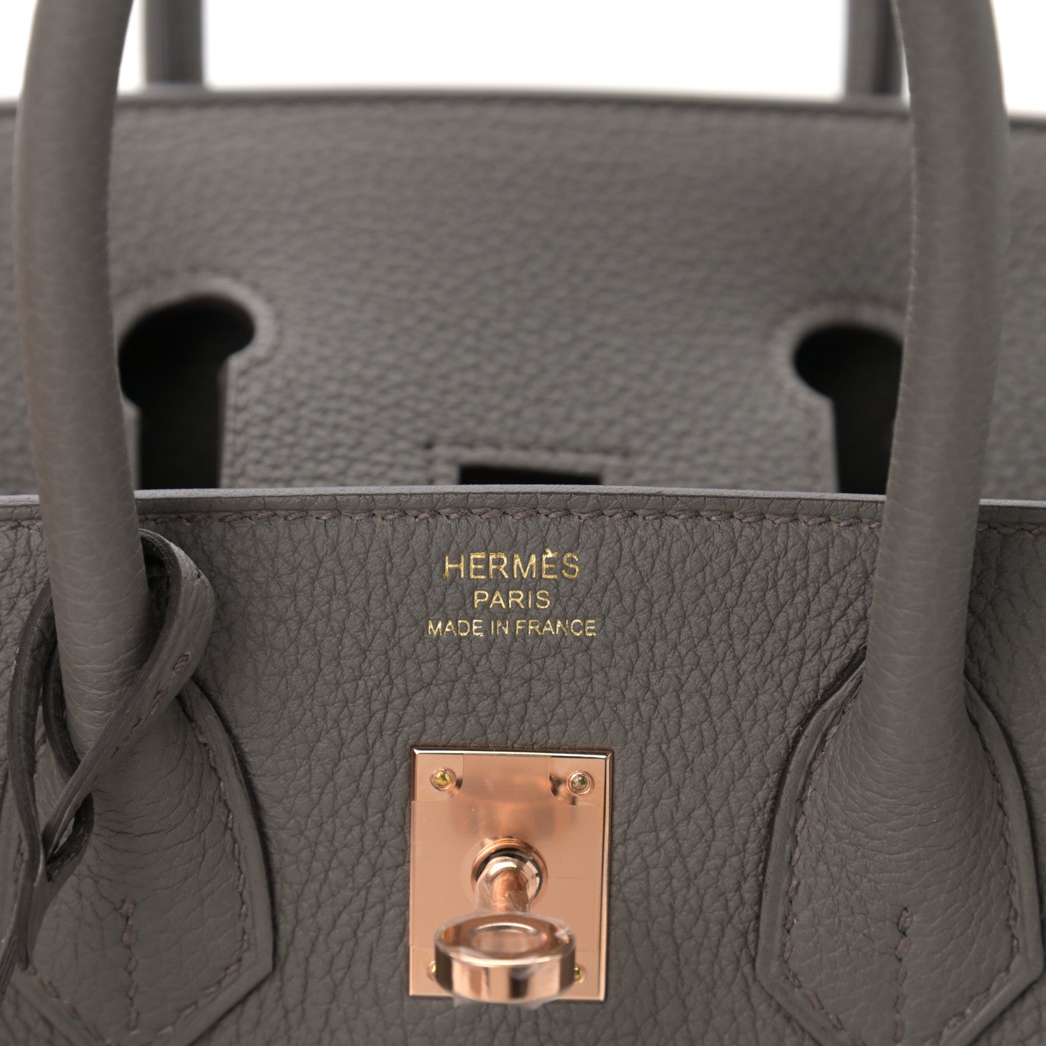 Hermes Togo Birkin 25 Etain 5 of 11