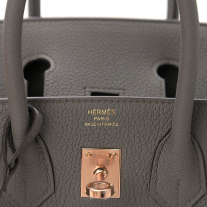 Hermes Togo Birkin 25 Etain 5 of 11