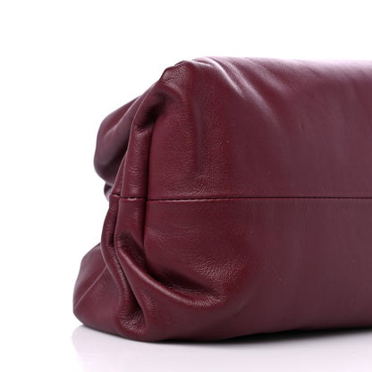 Bottega Veneta Smooth Butter Calf The Pouch Oversized Clutch Bordeaux 8 of 9
