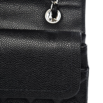 Chanel Caviar Quilted Medium Double Flap Black 9 of 16