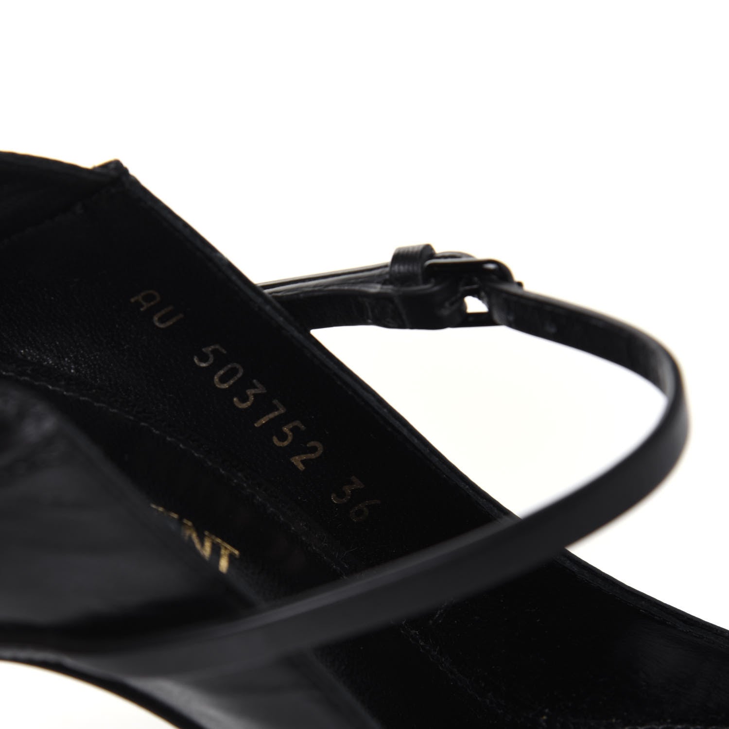 Saint Laurent Nappa Majorelle 105 Pumps 36 Black 8 of 10