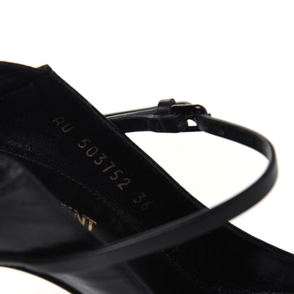 Saint Laurent Nappa Majorelle 105 Pumps 36 Black 8 of 10