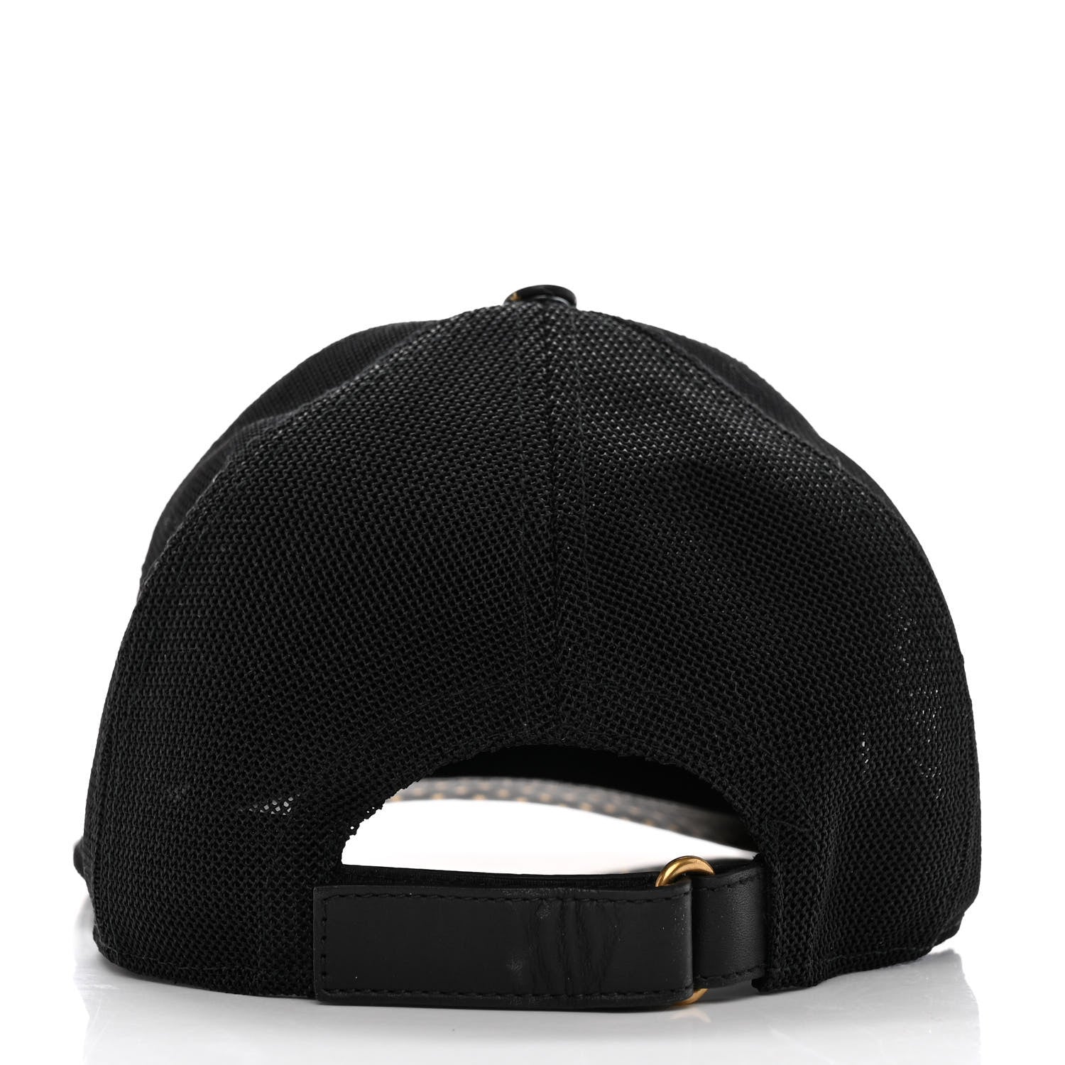 Gucci X SEGA Calfskin GUCCY Stars Baseball Hat XXL Black Gold 5 of 11