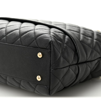 Chanel Caviar Quilted Rolled Up Tote Black 10 of 11