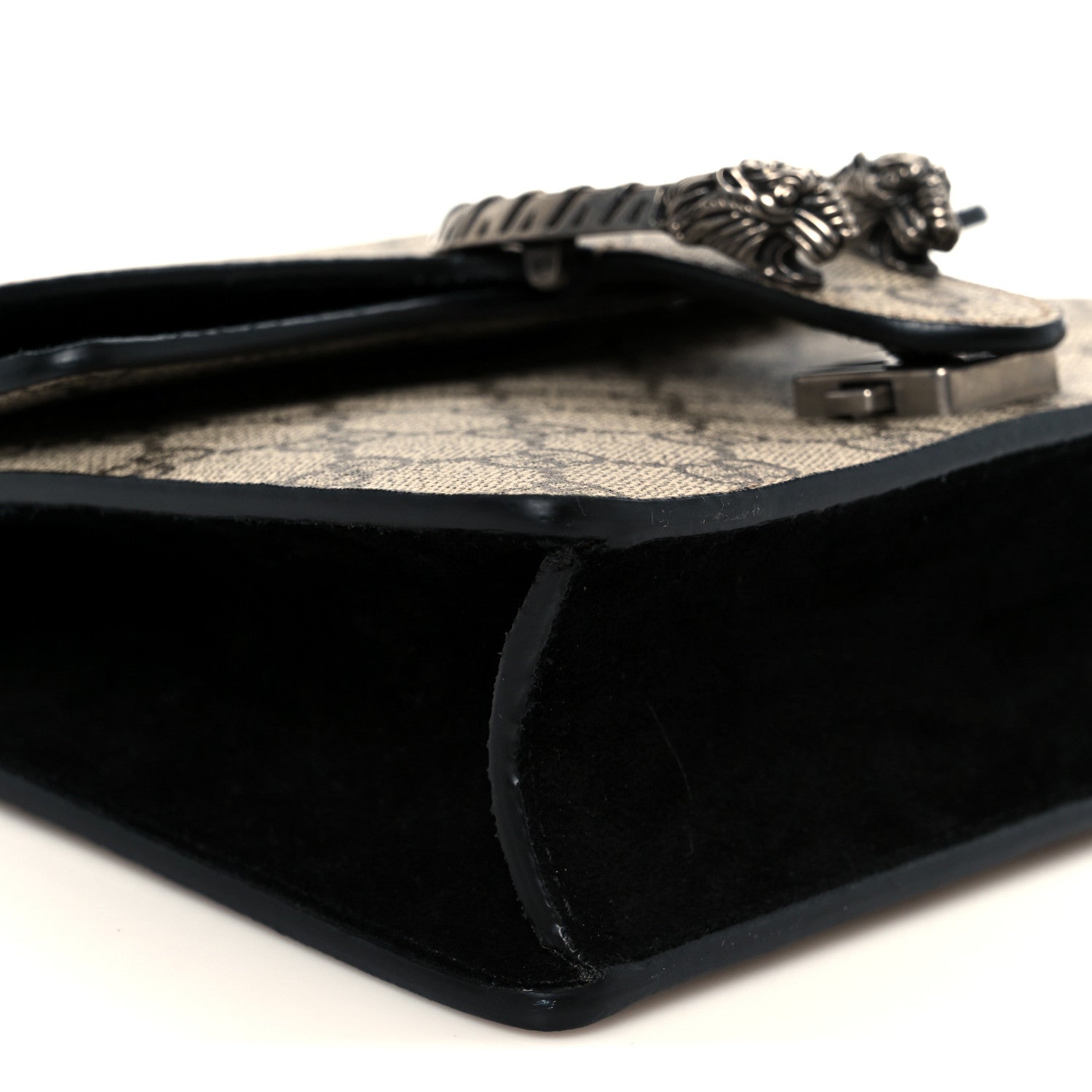 Gucci GG Supreme Monogram Mini Dionysus Shoulder Bag Black 9 of 10